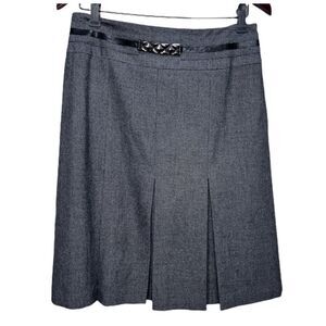 𝅺size 10 Conrad C Grey Pleated Skirt